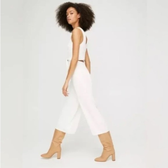 NWT‎ Wilfred Écoulement V Neck Jumpsuit Size: 0 - Picture 1 of 9